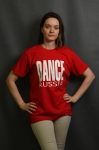 Фирменная футболка с принтом DanceRussia