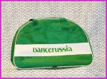 Сумка спортивная DANCERUSSIA. Цвет зеленый.