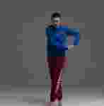 Свитшот с логотипом DANCE. Цвет синий.
