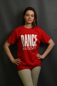 Красивая и практичная футболка DANCERUSSIA